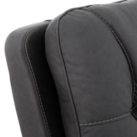 Sofa Inclinable Charcoal / Électrique / Polyester / Kirke