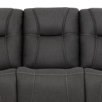 Sofa Inclinable Charcoal / Électrique / Polyester / Kirke