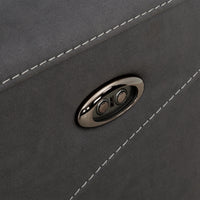 Sofa Inclinable Charcoal / Électrique / Polyester / Kirke