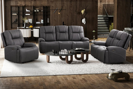 Chaise Inclinable Charcoal / Électrique / Polyester / Kirke