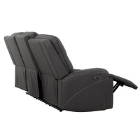 Sofa Inclinable Charcoal / Électrique / Polyester / Kirke