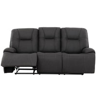 Sofa Inclinable Charcoal / Électrique / Polyester / Kirke