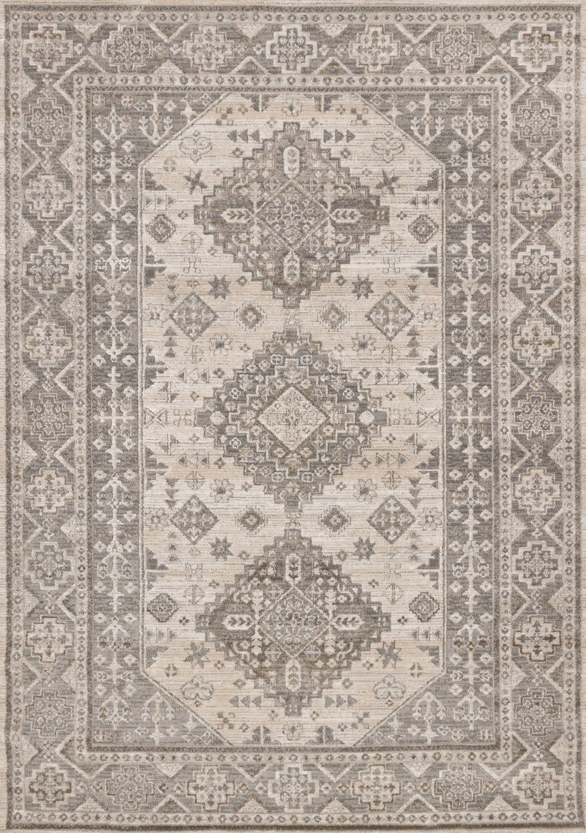 Tapis Chambly – motif brun et gris (Kalora Legacy K029-4272) – Meubles TOCO