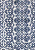 Tapis Sorel – motif bleu et blanc (Kalora Leo F047/0656) – Meubles TOCO