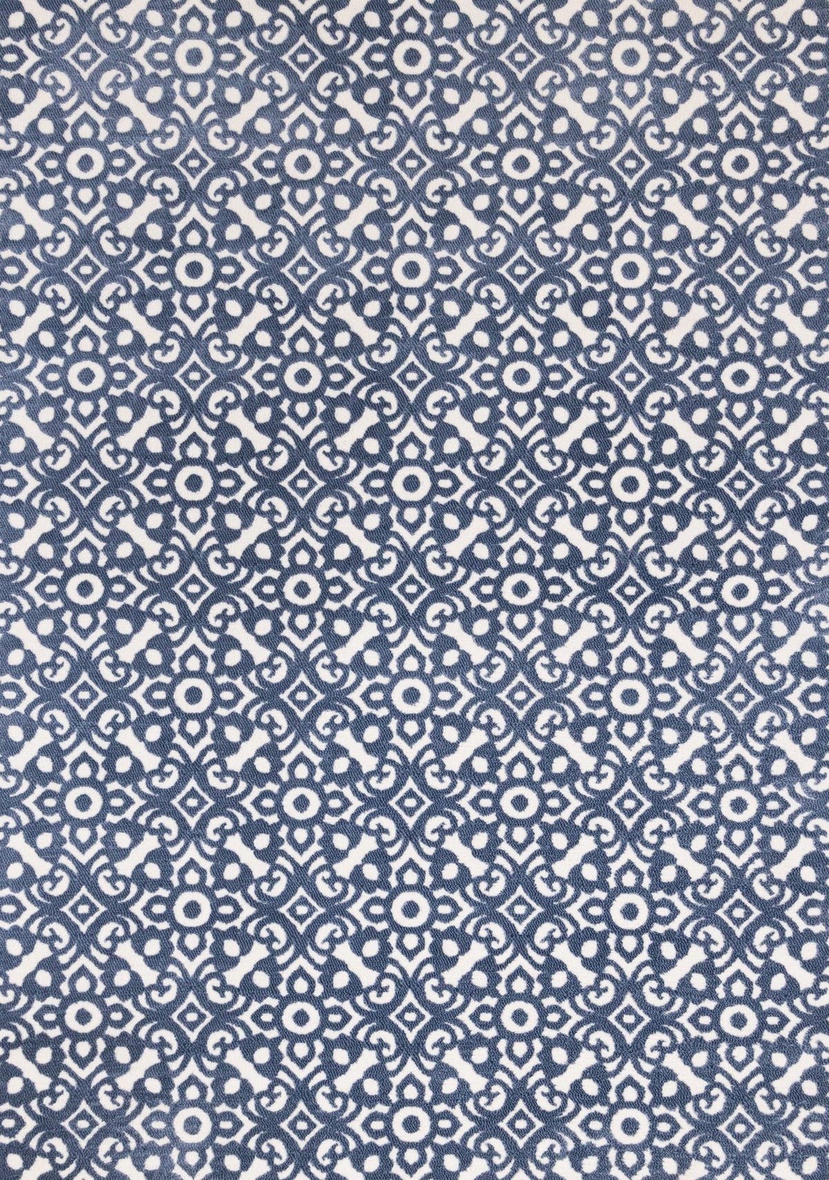 Tapis Sorel – motif bleu et blanc (Kalora Leo F047/0656) – Meubles TOCO