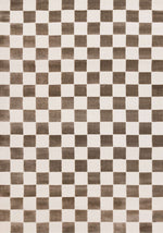 Tapis Sorel – motif brun et blanc (Kalora Leo H774/9656) – Meubles TOCO