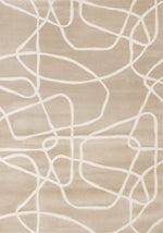 Tapis Sorel – motif beige et crème, abstrait (Kalora Leo H936/0151) – Meubles TOCO