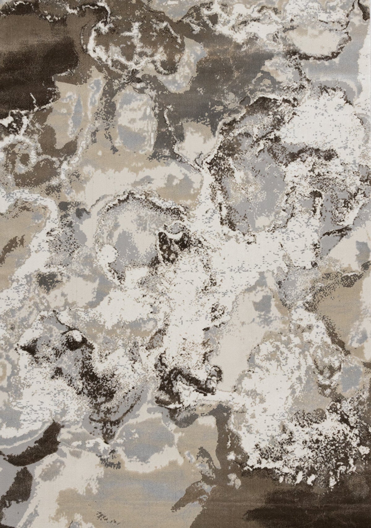Tapis Portneuf – motif beige et brun, abstrait (Kalora Luca G195/9464) – Meubles TOCO