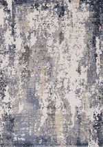 Tapis Portneuf – motif beige et bleu 2 (Kalora Luca G193/0464) – Meubles TOCO