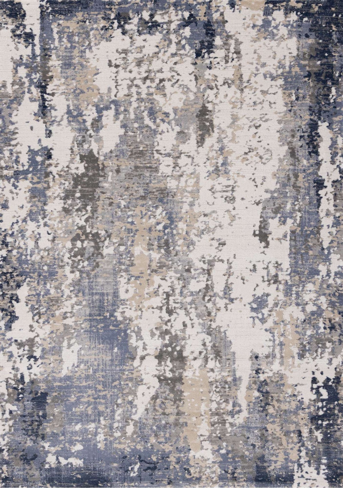 Tapis Portneuf – motif beige et bleu 2 (Kalora Luca G193/0464) – Meubles TOCO