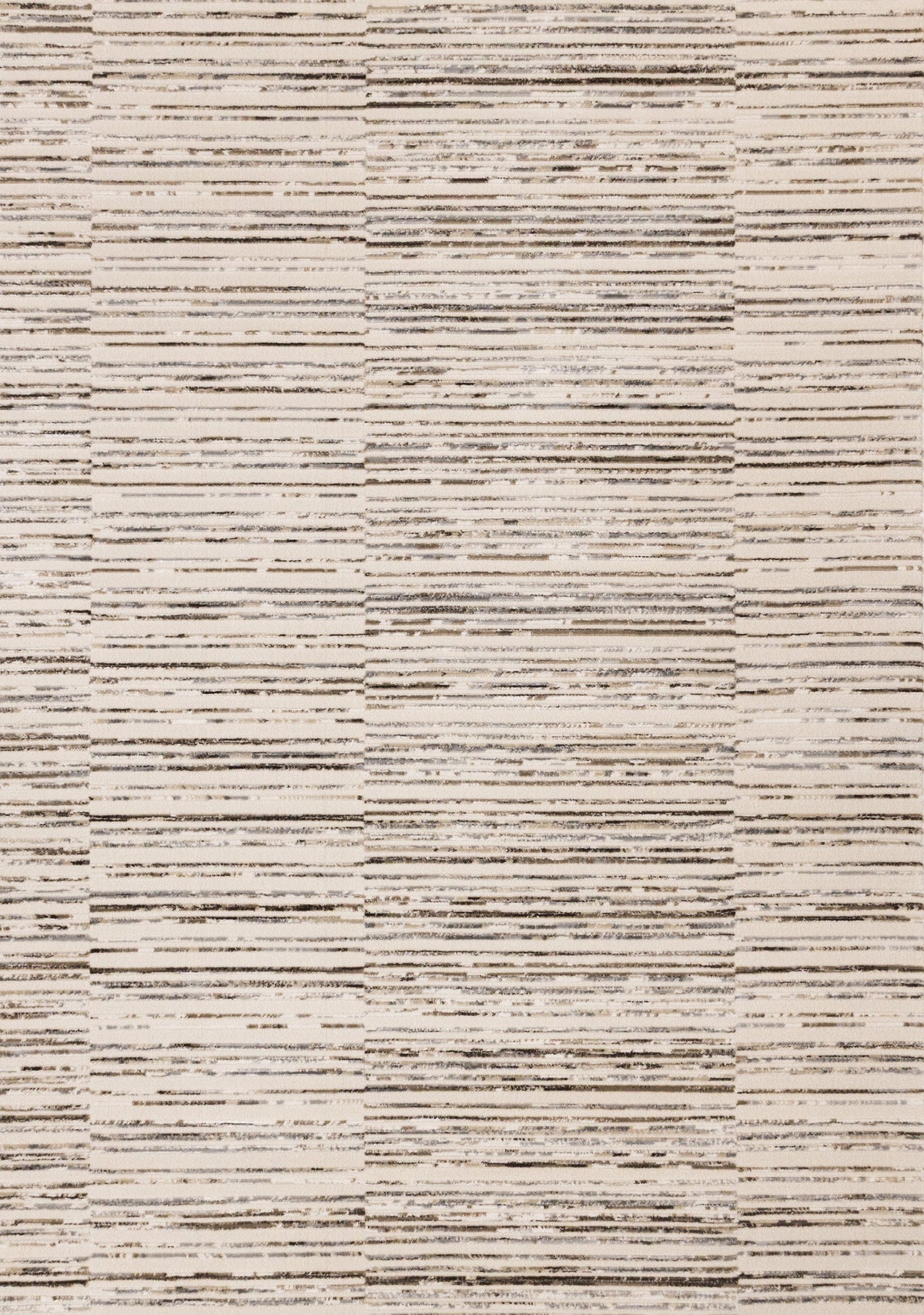 Tapis Portneuf – motif beige et gris, rayé (Kalora Luca K717-9252) – Meubles TOCO