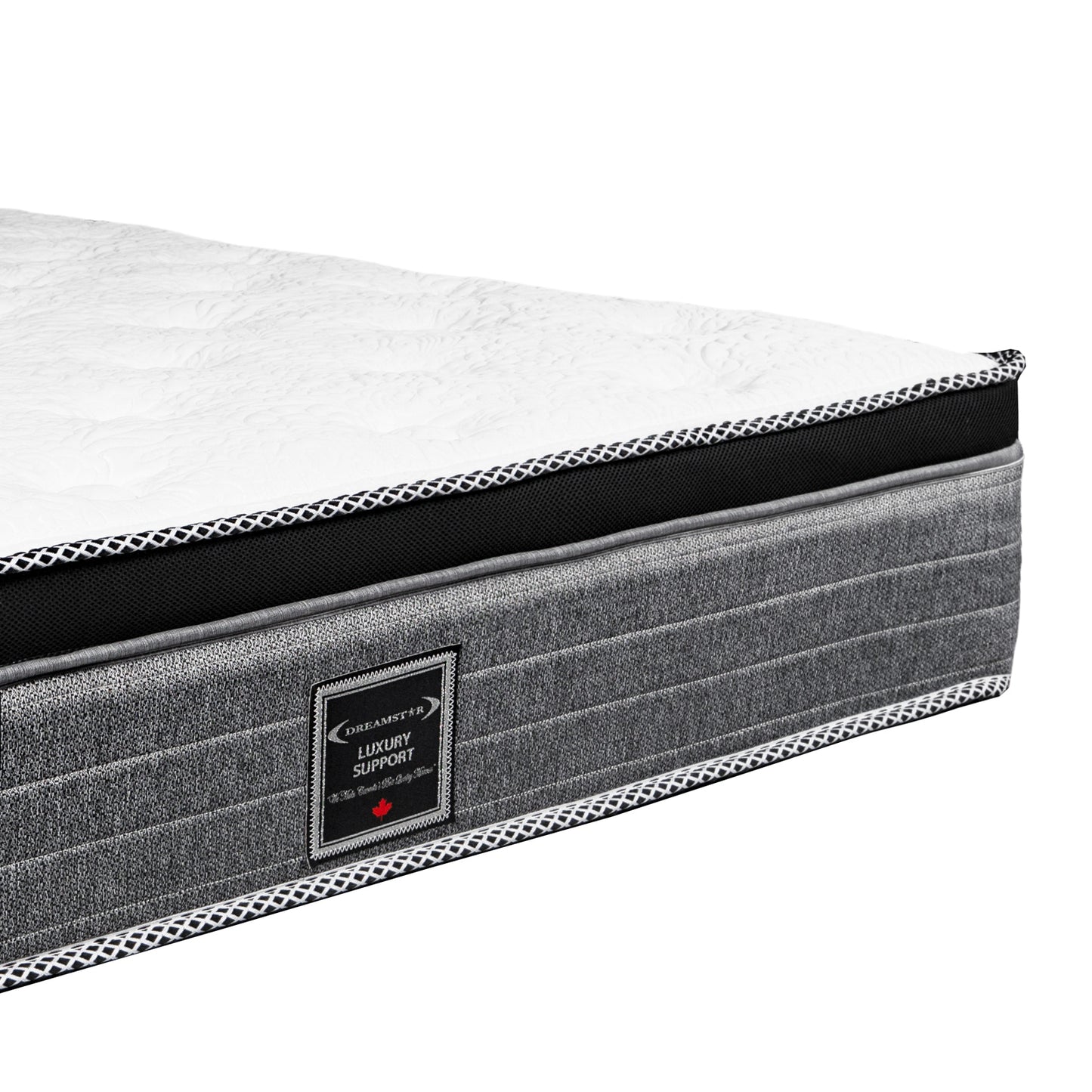 Matelas Euro-Top Luxury Support | Semi-Ferme | Simple