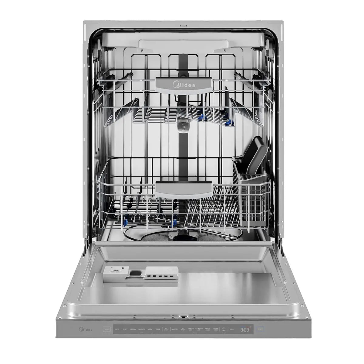 Lave-vaisselle en inox, 24 po ultra silencieux, commande tactile supérieure- MIDEA