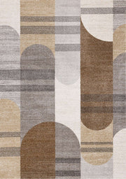 Beige et noir / 5'3" x 7'7"