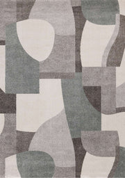 Bleu et gris / 5'3" x 7'7"