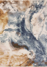 Bleu et gris / 5'3" x 7'10"