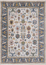 Tapis Tremblant – motif beige et bleu 3 (Kalora Marisa G435/2717) – Meubles TOCO