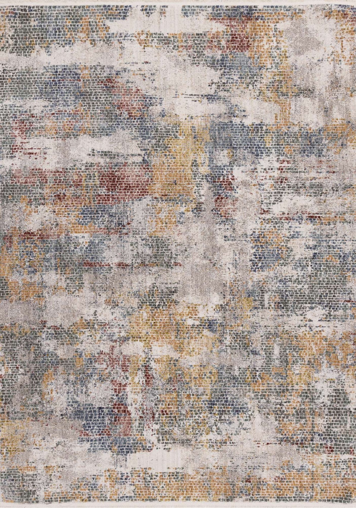 Tapis Tremblant – motif beige et bleu, abstrait (Kalora Marisa G458/2787) – Meubles TOCO