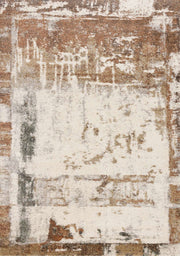 Beige et vert / 5'3" x 7'7"