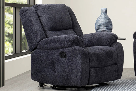 Chaise Inclinable Gris Foncé / Polyester / Matthews