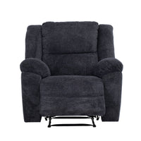 Chaise Inclinable Gris Foncé / Polyester / Matthews