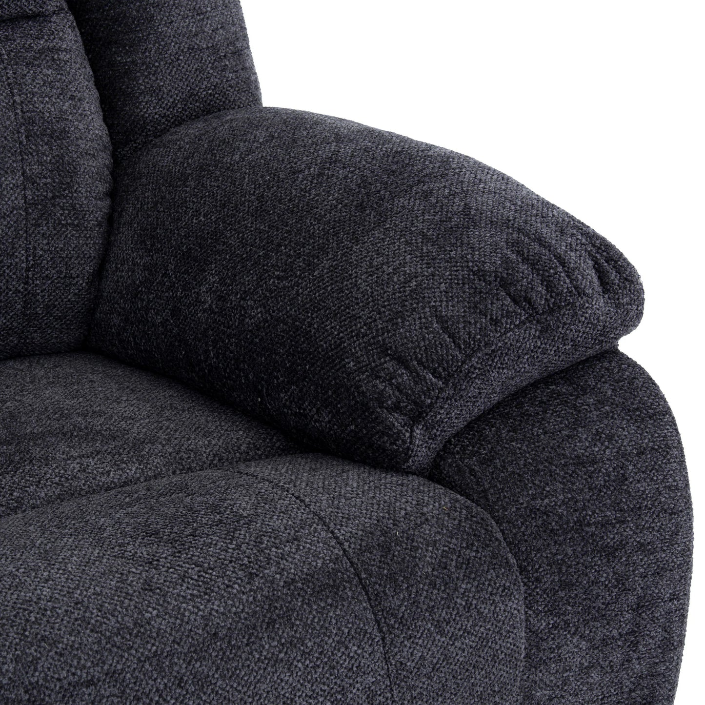 Sofa Inclinable Gris Foncé / Polyester / Matthews