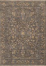 Tapis Joliette – motif bleu et crème 2 (Kalora Meadow X781-WT16) – Meubles TOCO