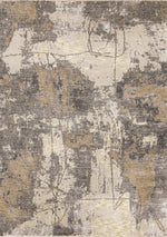 Tapis Berthier – motif crème et gris (Kalora Milo Y192-WV15) – Meubles TOCO