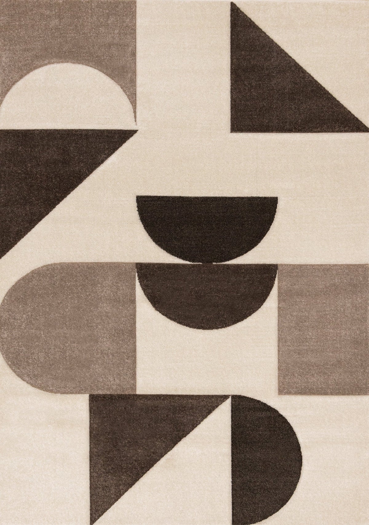 Tapis Louiseville – motif noir et brun (Kalora Modan J383-1262) – Meubles TOCO
