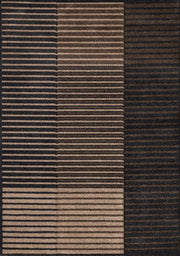 Beige et noir / 5'3" x 7'7"