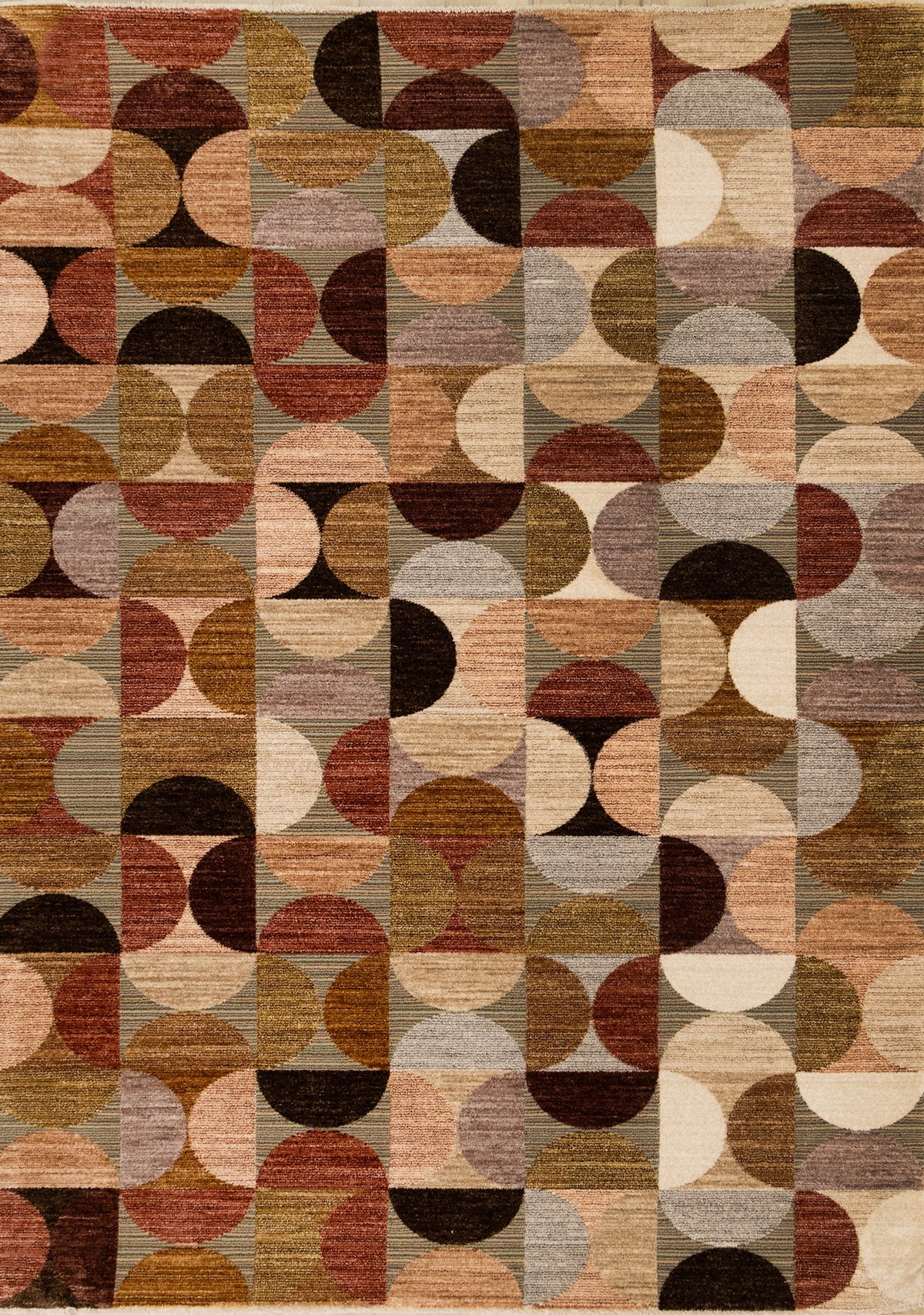 Tapis Shawinigan – motif beige et brun (Kalora Monarch M837-5515) – Meubles TOCO