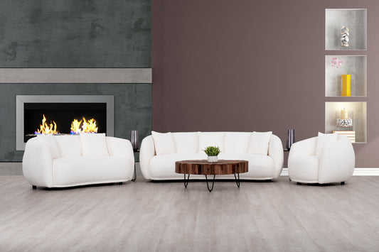 Ensemble de Sofa Diana Collection Barksdale | Blanc |