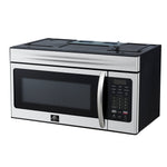 Micro-ondes à hotte intégrée Forno Scalo inox FOTR3007-30 – vue de trois quarts – Meubles TOCO