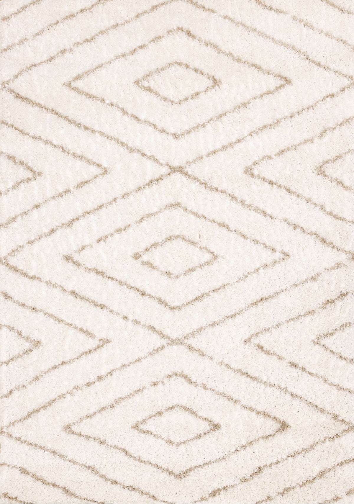 Tapis Gaspé – motif beige et crème, géométrique (Kalora Pascal E884/3212) – Meubles TOCO