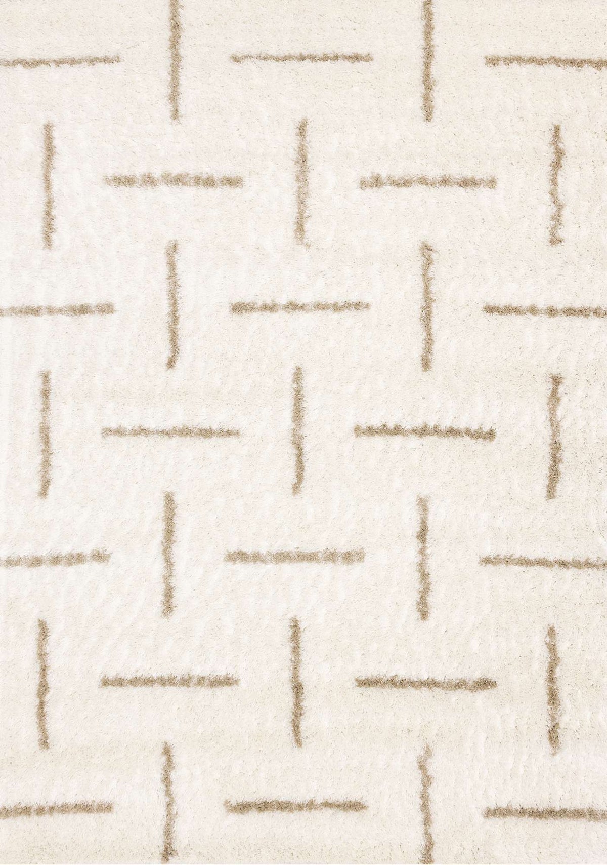 Tapis Gaspé – motif beige et crème, rayé (Kalora Pascal H640/3212) – Meubles TOCO