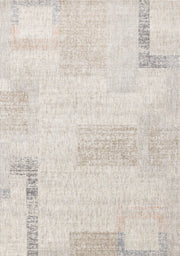 Beige et bleu / 5'3" x 7'7"
