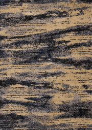 Beige et noir, effet vieilli / 5'3" x 7'7"