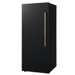 Réfrigérateur-congélateur convertible Forno Maderno noir FFFFD1722-28BLK-LS – vue de trois quarts – Meubles TOCO