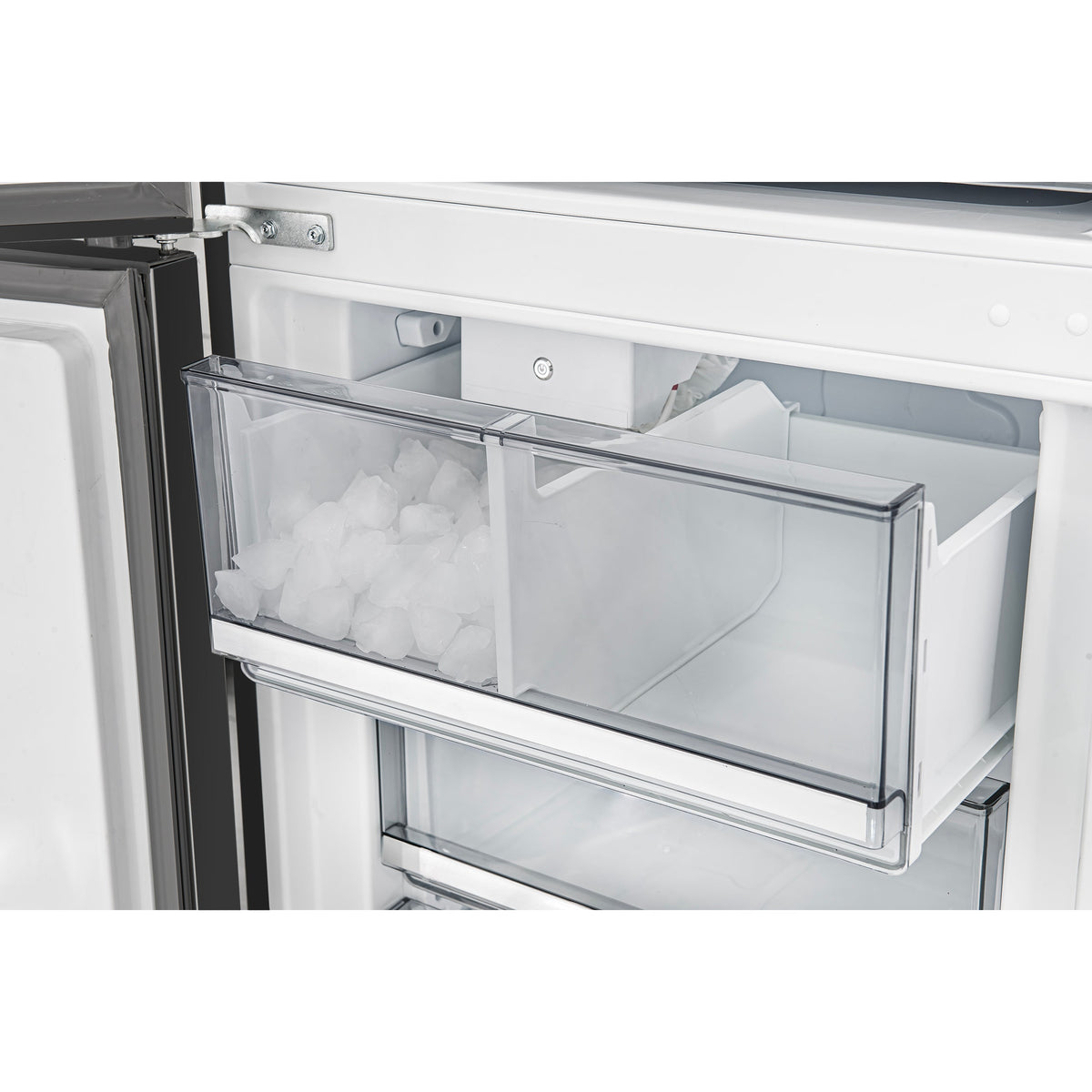 Réfrigérateur Forno Custodia noir FFFFD1766-24BLK-LS – machine à glaçons (porte à gauche) – Meubles TOCO