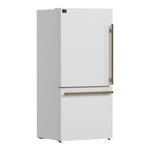 Réfrigérateur Forno Milano blanc FFFFD1786-31WHT – vue de trois quarts – Meubles TOCO