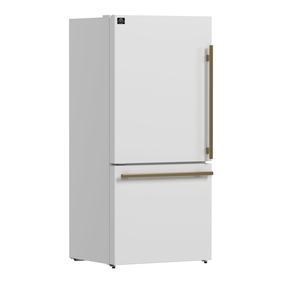 Réfrigérateur Forno Milano blanc FFFFD1786-31WHT – vue de trois quarts – Meubles TOCO