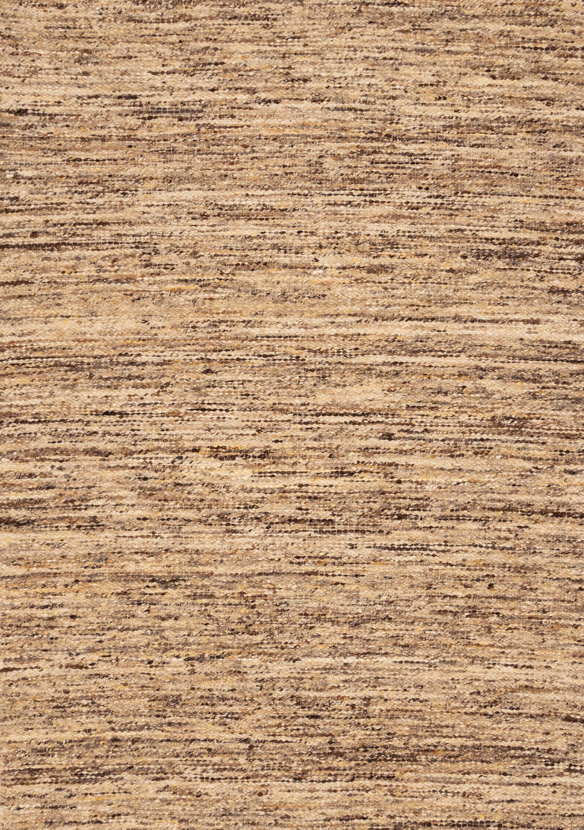 Tapis Coaticook – motif brun et crème (Kalora Ripple 2254B) – Meubles TOCO