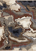 Tapis Knowlton – motif beige et crème (Kalora Samira F045/4979) – Meubles TOCO