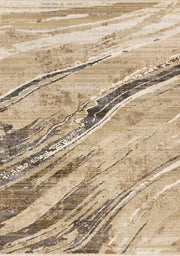 Beige et brun / 5'3" x 7'10"