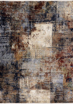Tapis Granby – motif beige et bleu, effet vieilli (Kalora Serene D931/4737) – Meubles TOCO