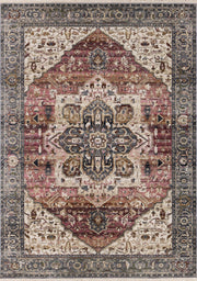 Beige et bleu 2 / 5'3" x 7'10"