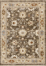 Tapis Granby – motif brun et crème (Kalora Serene K858-4393) – Meubles TOCO