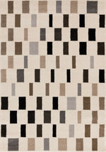 Tapis Varennes – motif noir et gris, géométrique (Kalora Shade A630-7121) – Meubles TOCO