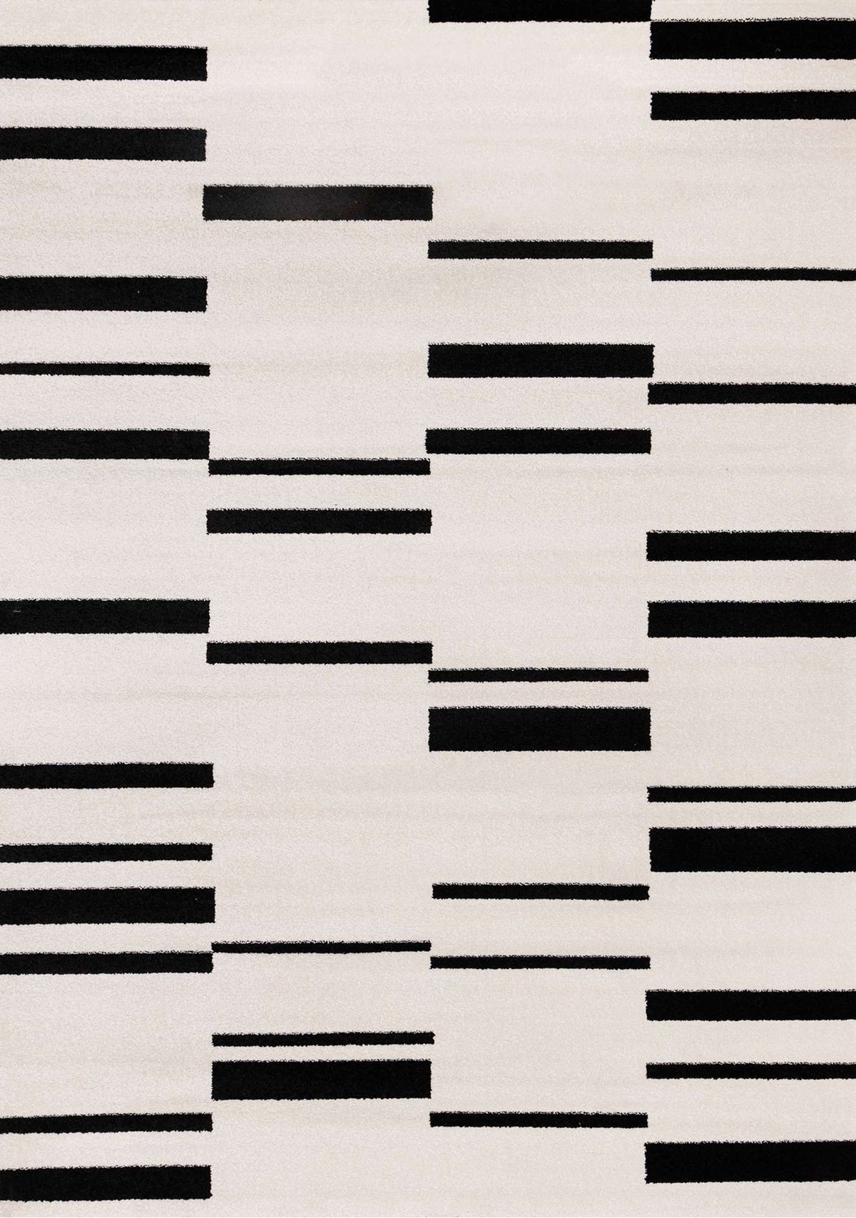 Tapis Verchères – motif noir et blanc (Kalora Slate 6031/DO17) – Meubles TOCO