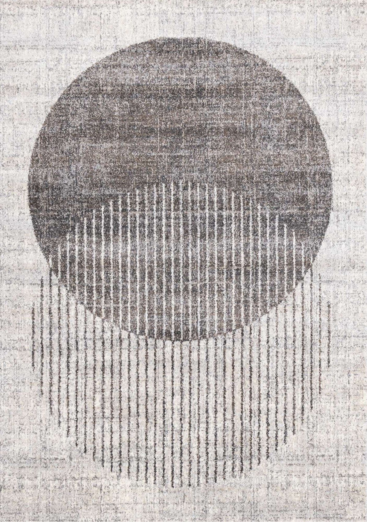 Tapis Contrecoeur – motif gris et blanc (Kalora Swift 4878A/HF62) – Meubles TOCO